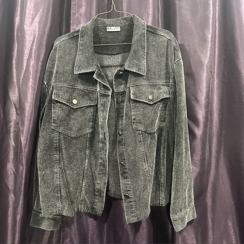 Katydid charcoal gray jacket Sz M